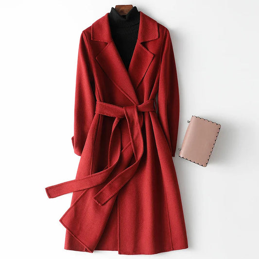 Virginia Women's Belted Wrap Coat
