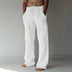 Jay | Men's Luxurious Comfortable Baggy Pants - White