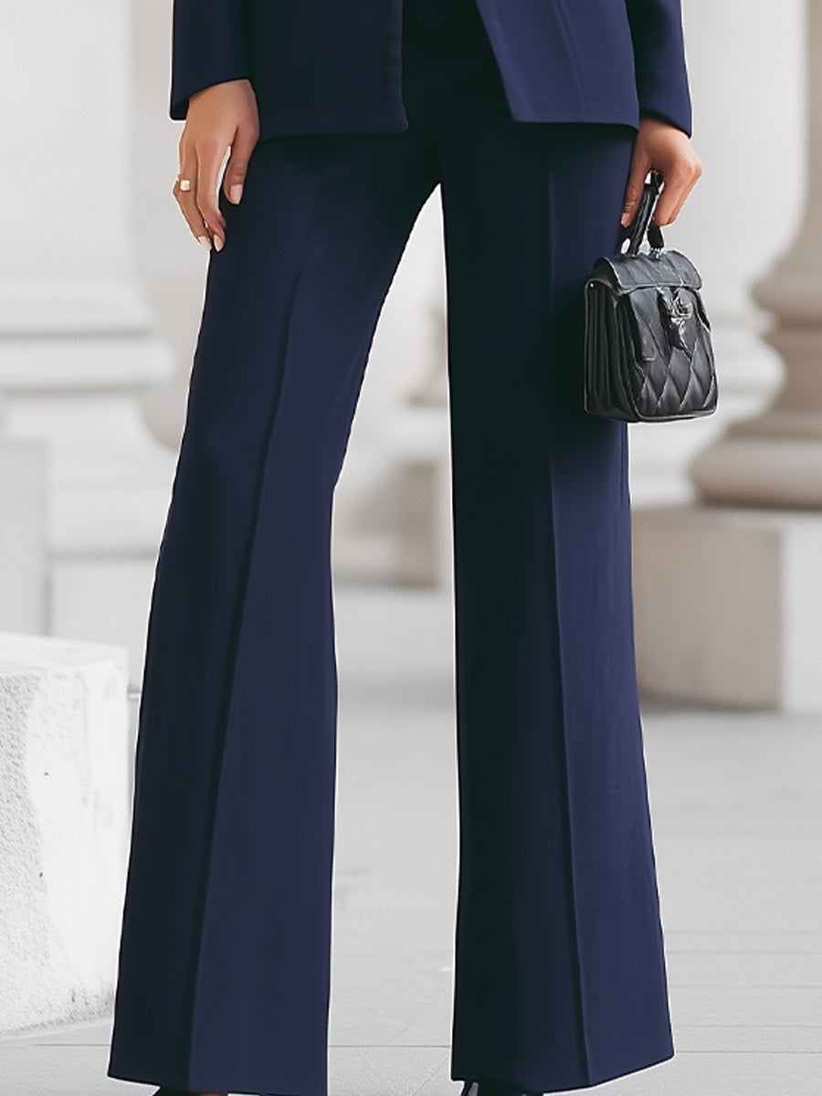 Whitney | Women's Fitted Long Sleeve Blazer Suit Set