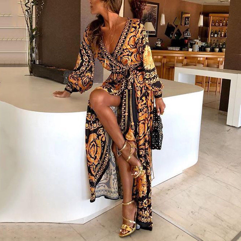Harmony Bohemian Maxi Dress - Elegant and Flowing