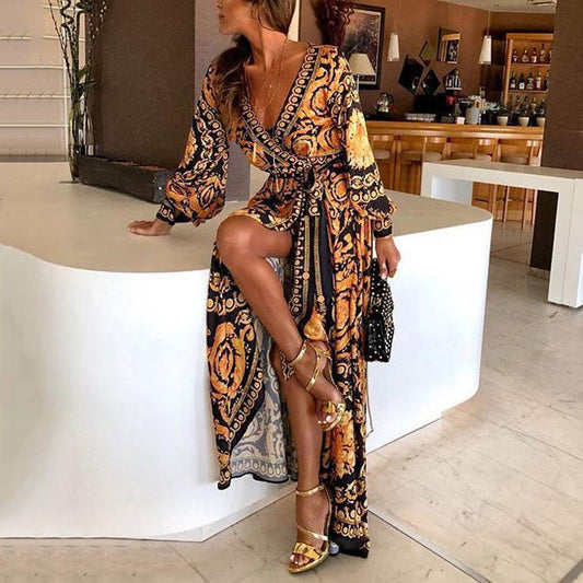 Harmony Bohemian Maxi Dress - Elegant and Flowing