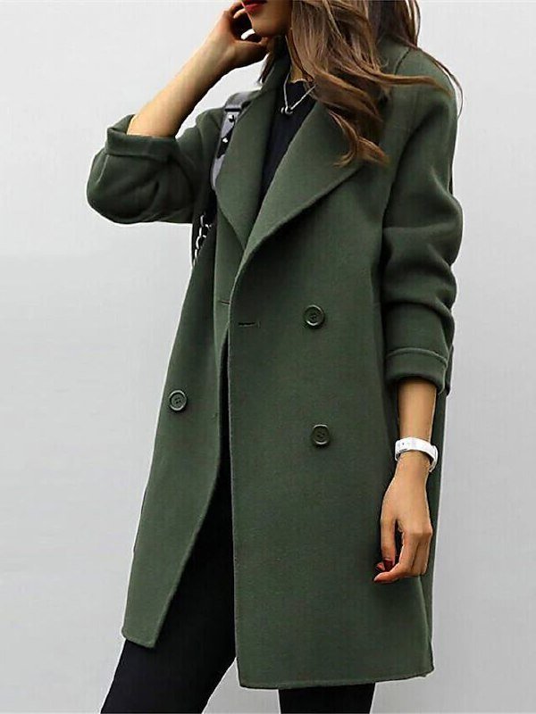 Mette | Elegant Double-Breasted Coat
