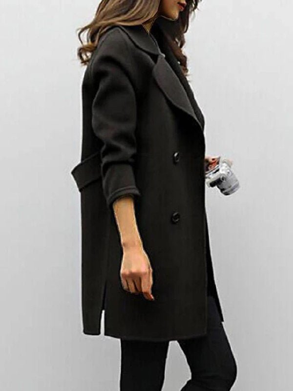 Mette | Elegant Double-Breasted Coat